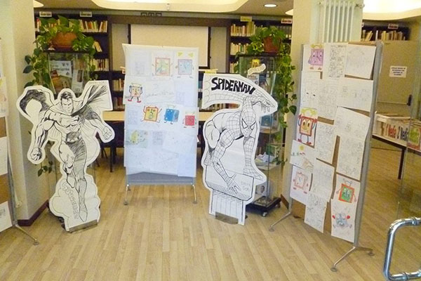 mostra-di-fine-anno-del-corso-fumetto-in-biblioteca